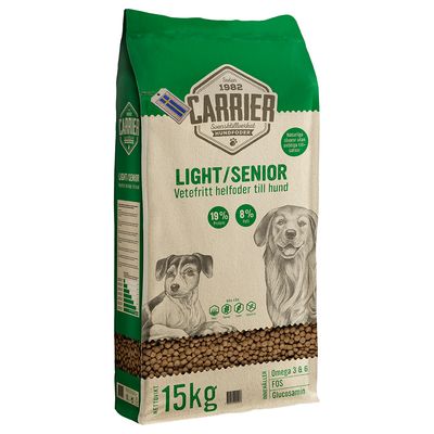 Carrier Light/Senior pour chien 2 x 15 kg