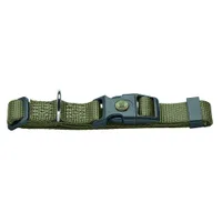 Collare Hunter London, verde oliva - Vario Basic Tg.M: circonferenza 30-46 cm  x H 1,5 cm