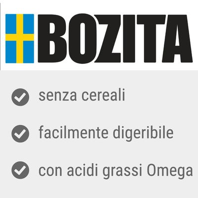 BOZITA, senza cereali, facilmente digeribile, con acidi grassi Omega