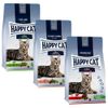 Mixpaket Happy Cat Culinary Adult 3 x 1,3 kg Rind, Lachs & Lamm
