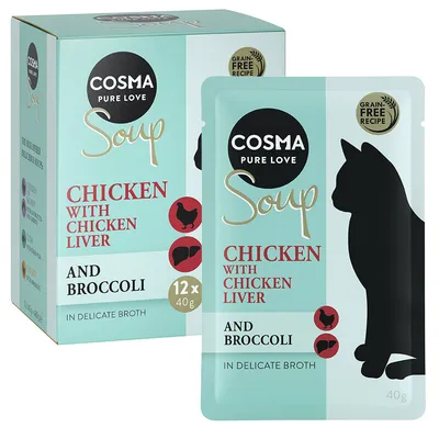 Cosma Soup 12 x 40 g  - kanafile, kananmaksa & parsakaali