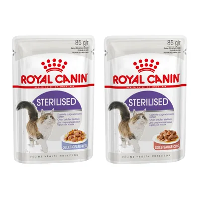 Sparpaket Royal Canin Pouch 24 x 85 g - Mix: Sterilised in Soße + Gelee