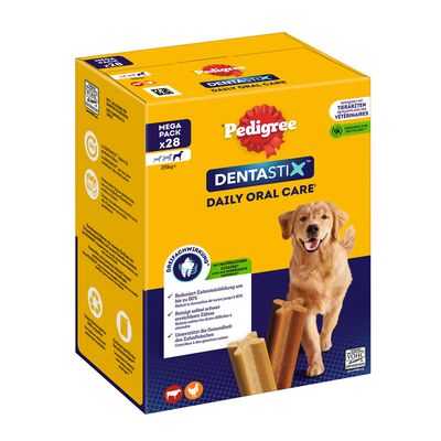 Pedigree Dentastix für große Hunde (>25 kg) 28 Stück (= 1080 g)