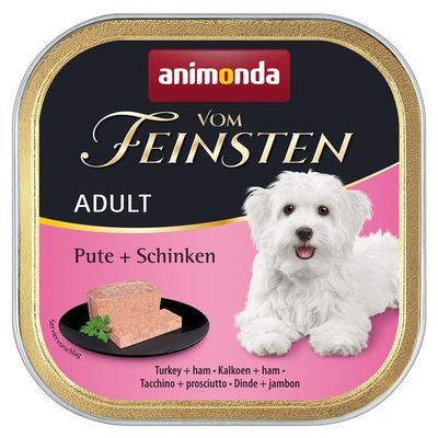 Sparpaket animonda vom Feinsten 24 x 150 g Adult getreidefrei: Pute & Schinken