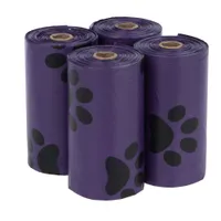 Sacchetti igienici profumati - 4 rotoli (15 sacchetti cad.), viola, profumo di lavanda