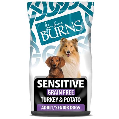 Burns Adult & Senior Sensitive Grain-Free - Turkey & Potato 12kg