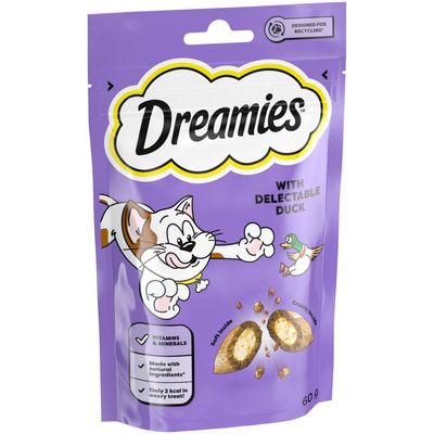 Dreamies Cat Treats - Duck