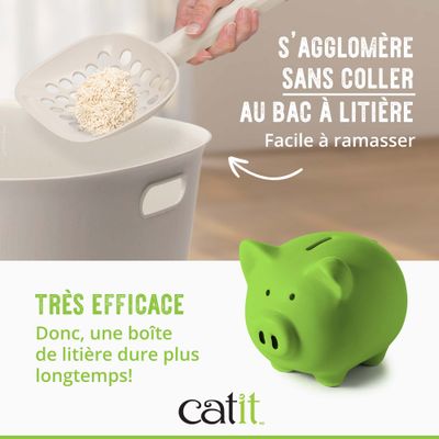 Litière Catit Go Natural senteur vanille pour chat