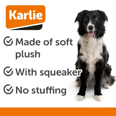 Karlie Dog Toy Flatino Fox - 30 x 10 x 3cm (L x W x H)