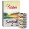 22 + 2 gratis! 24 x 70 g / 85 g Purizon kattevådfoder Mix Superfoods: (4 varianter) 24 x 70 g dåser