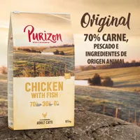 Purizon Adult con pollo y pescado para gatos, sin cereales -  2,5 kg