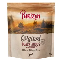Testez-les ! Croquettes Purizon 1 kg - sans céréales pour chien - Adult Black angus, dinde