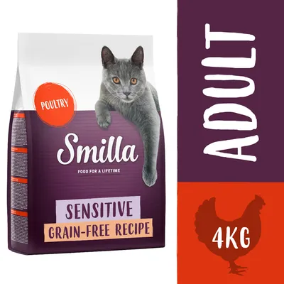 Smilla Adult Sensitive Grain Free Fjäderfä - 4 kg