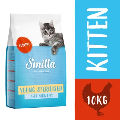 Smilla Young Sterilised volaille pour chat 2 x 10 kg