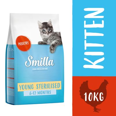 Smilla Young Sterilised mit Geflügel Sparpaket: 2 x 10 kg