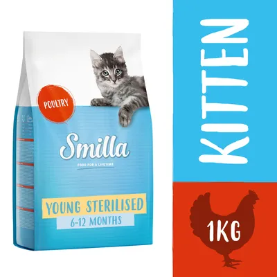 Smilla Young Sterilised volaille pour chat - 1 kg
