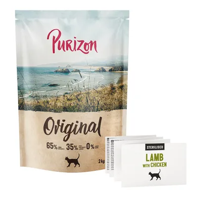 Purizon Sterilised Adult Αρνί με Kοτόπουλο - Χωρίς Δημητριακά - 400 g