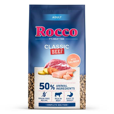 Rocco Adult Classic Beef with Salmon 10kg