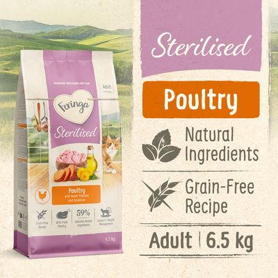 Feringa Adult Sterilised ave NUEVO: Pack % - 2 x 6,5 kg