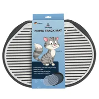 Katzentoilettenvorleger Soft Touch Track Matt - silber