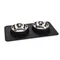 Karlie Diner Set Silikon Dex 2 X 350 ml, Ø 14 cm, musta