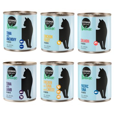 Voordeelpakket Cosma Nature 24 x 280 g Mix 2 (6 Soorten)