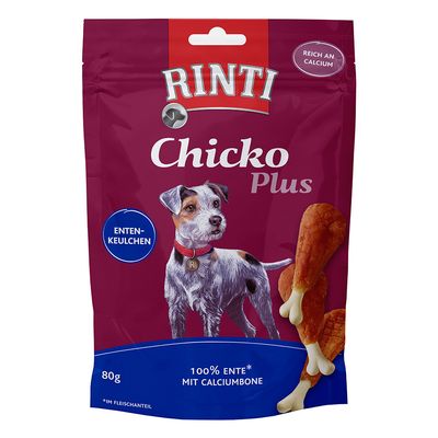 RINTI Chicko Plus Ciocănele de rață 12 x 80 g