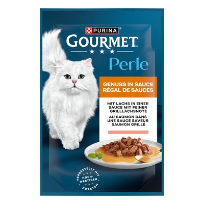 Výhodné balení Gourmet Perle Genuss v omáčce 52 x 85 g losos