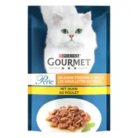 Mégapack Gourmet Perle 52 x 85 g pour chat - Les aiguillettes de poulet