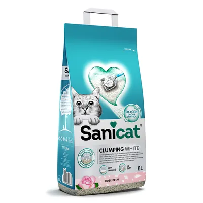 Litière Sanicat White Rose - 8 L