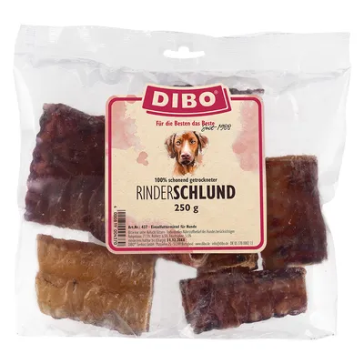 Dibo Førsteklasses Oksestrube - 10 x 250 g