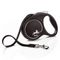 flexi Black Design -nauhatalutin musta, 5 m M: max 25 kg