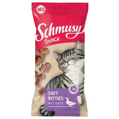 Schmusy Snack Soft Bitties Ente (8 x 60 g)