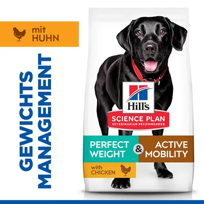 Hill's Science Plan Perfect Weight & Active Mobility Adult 1+ Large mit Huhn - 12 kg