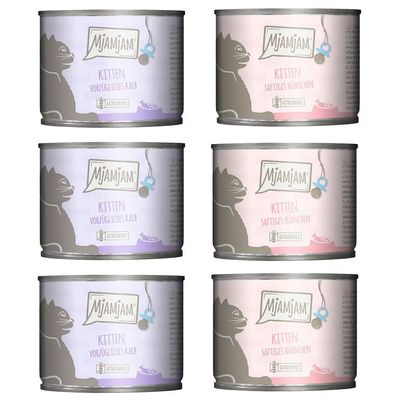 Mixpack MjAMjAM Kitten 6 x 200 g Mix (2 Sorten)