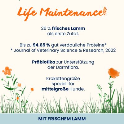 Almo Nature Life Maintenance Adult Lamm & Reis Medium