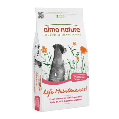 Almo Nature Life Maintenance Adult Large lazac & rizs 12 kg