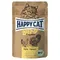 Happy Cat Bio Pouch 6 × 85 g bio kuřecí a bio krůtí