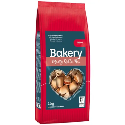 mera Bakery Meaty Rolls Mix - Sparpaket: 2 x 1 kg