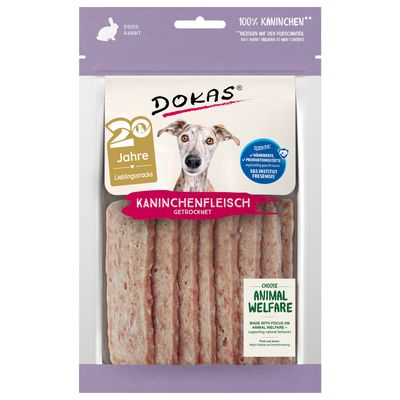 Dokas Dried Meat Snacks Saver Pack: Dried Rabbit Meat (3 x 70g)