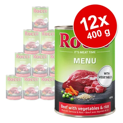 Πακέτο Προσφοράς Rocco Menu 12 x 400 g - Βοδινό με αρνί