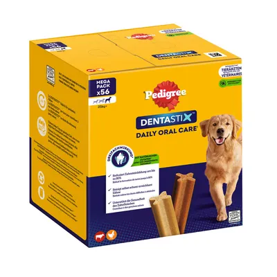 Pedigree Dentastix Large každodenní péče o zuby - 56 ks Large  - pro velké psy (>25 kg)