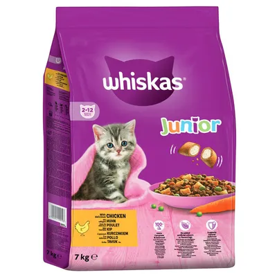 Whiskas Junior, poulet pour chat - 7 kg