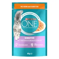 Purina One Sensitive  - Pui & morcovi (26 x 85 g)