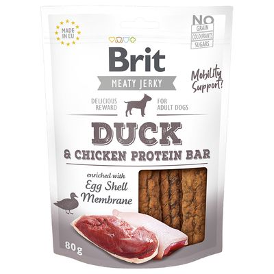 Brit Jerky Protein Bar, kaczka 80 g