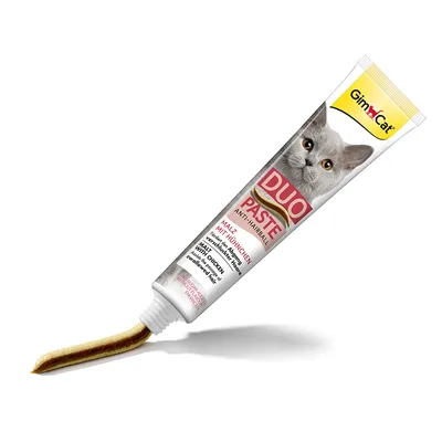 GimCat Anti-Hairball Duo-Paste Malt & kyckling - Ekonomipack: 3 x 50 g