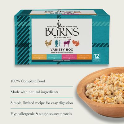 Burns Variety Box Wet Dog Food 12 x 150g - 12 x 150g