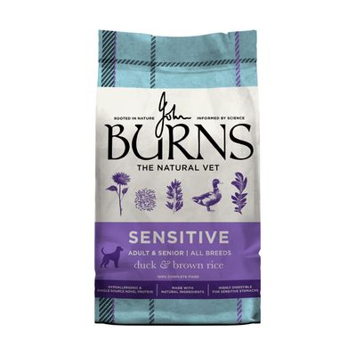 Burns Adult & Senior Sensitive Ente & brauner Reis - 12 kg