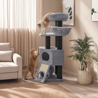 Feandrea Cat Tree - Grey/Black - cat tree