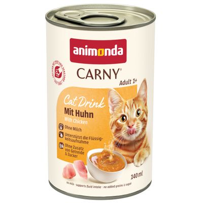 animonda Carny Cat Drink 24 x 140 ml Huhn